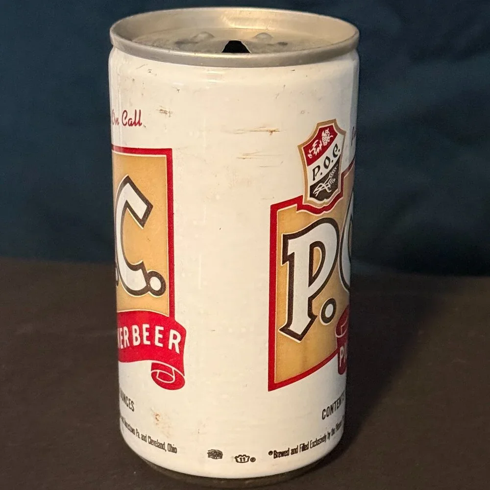P.O.C. Pilsener Vintage Beer Can